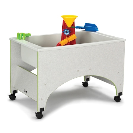 Jonti-Craft Rainbow Accents Space Saver Sensory Table, Key Lime Green 2857JC130